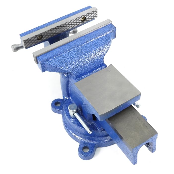 Amazon.co.jp: HELIOS 万力 回転式 リードバイス 125mm バイス台 DIY